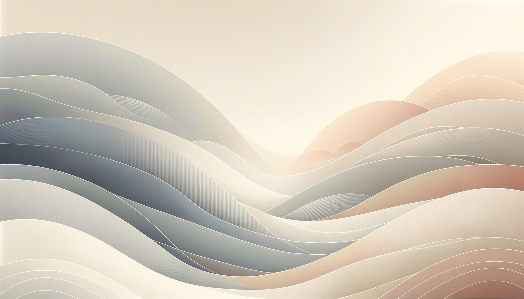 soft abstract shapes with gentle light and neutral calming colors