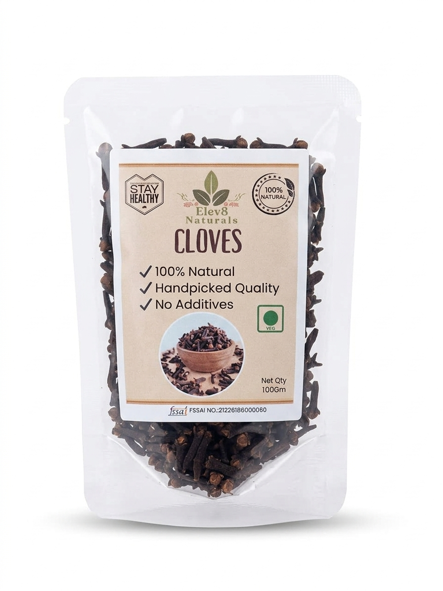 “Premium Whole Clove (Laung) 100g – Fresh, Aromatic & Hygienically Packed”