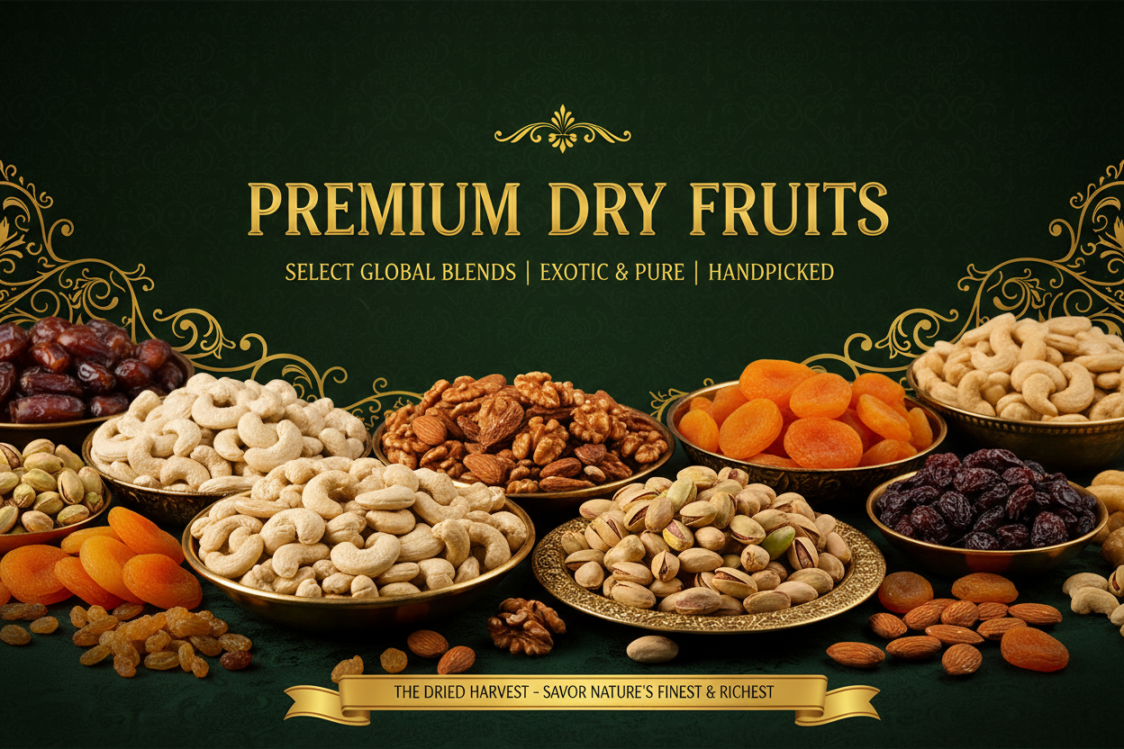Premium Dry Fruits Banner