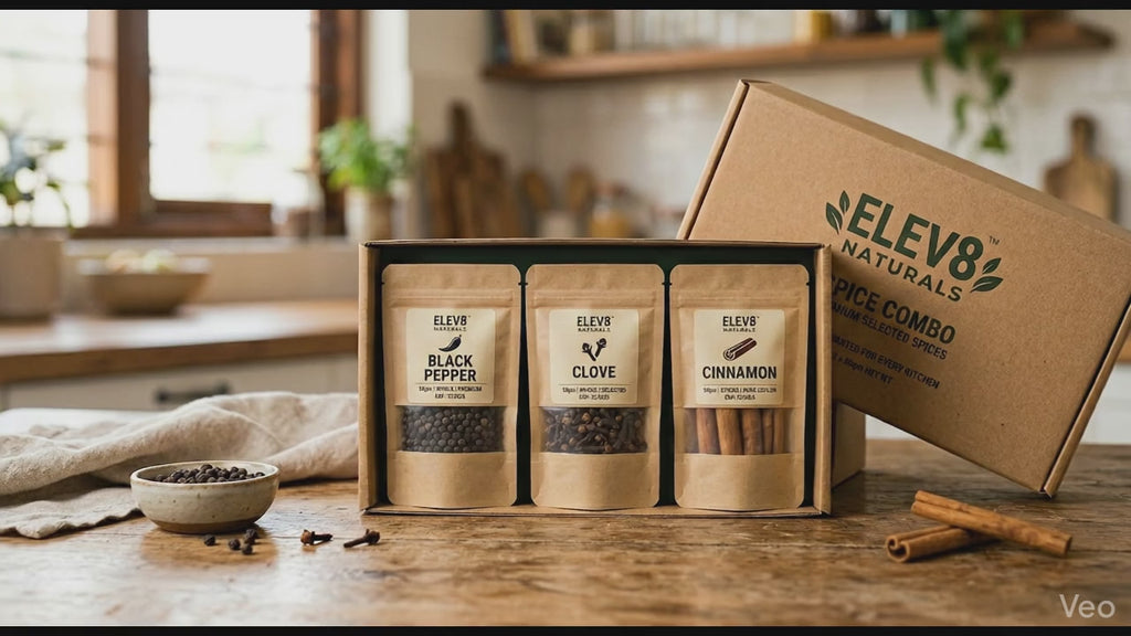 Spice Combo - Black Pepper, Clove & Cinnamon (50g Each)